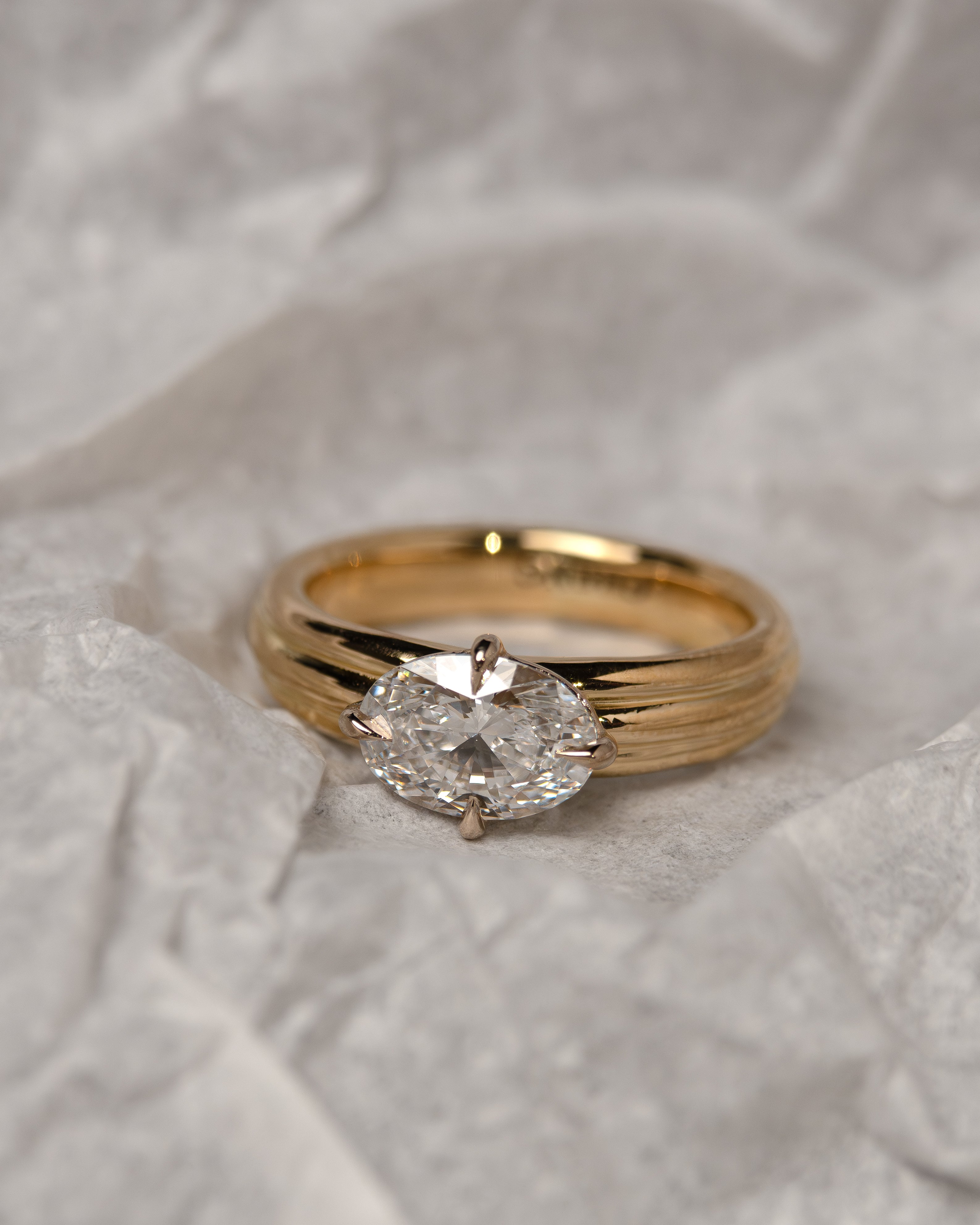 Glimpse Lab-Grown 1 ct Diamond Ring in 18K Gold