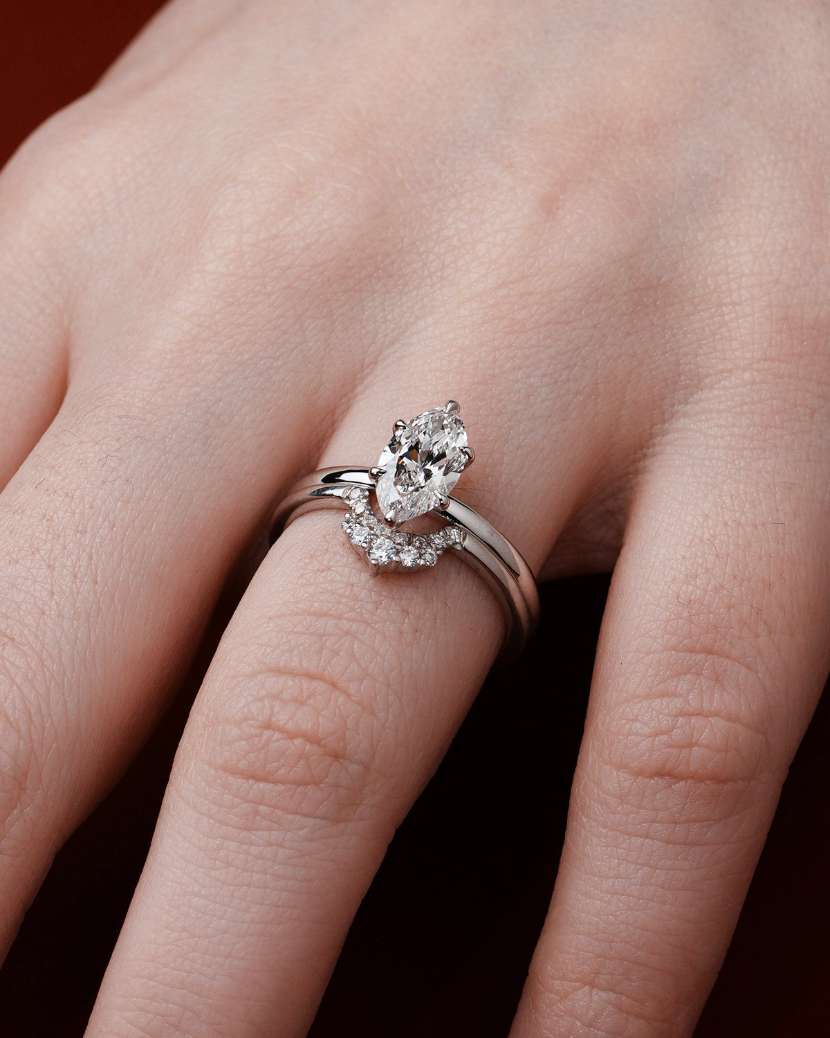 Anel de Noivado Eda Diamante de Laboratório 1 ct em Ouro 18K