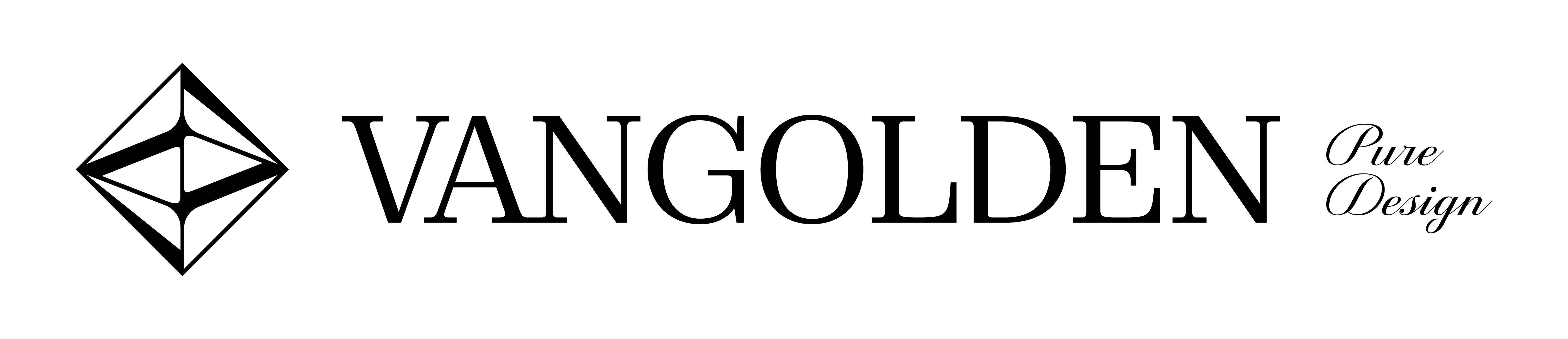 Logo Vangolden Pure Design Preto