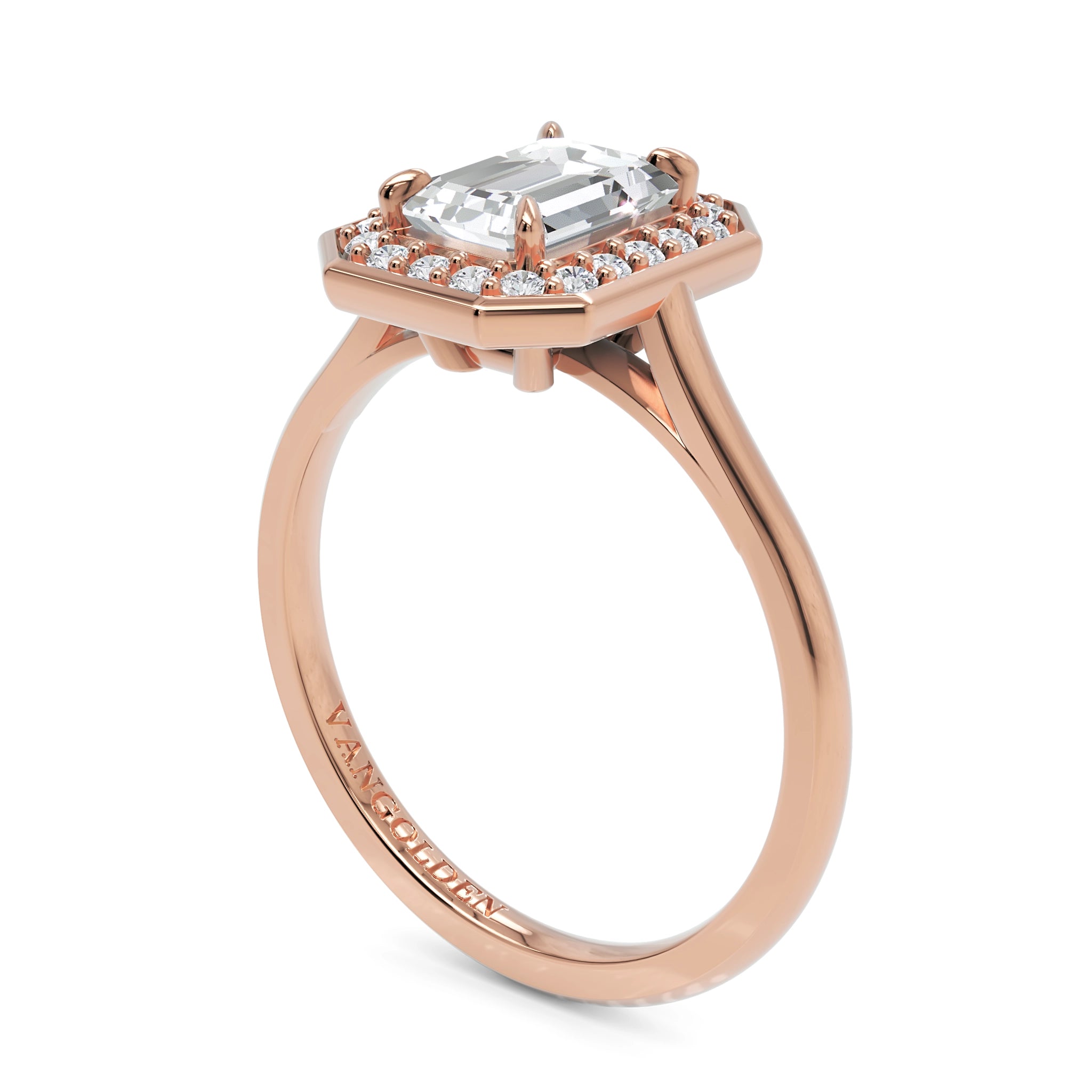 Anel de Noivado Lady Diamante 1 CT em Ouro 18K
