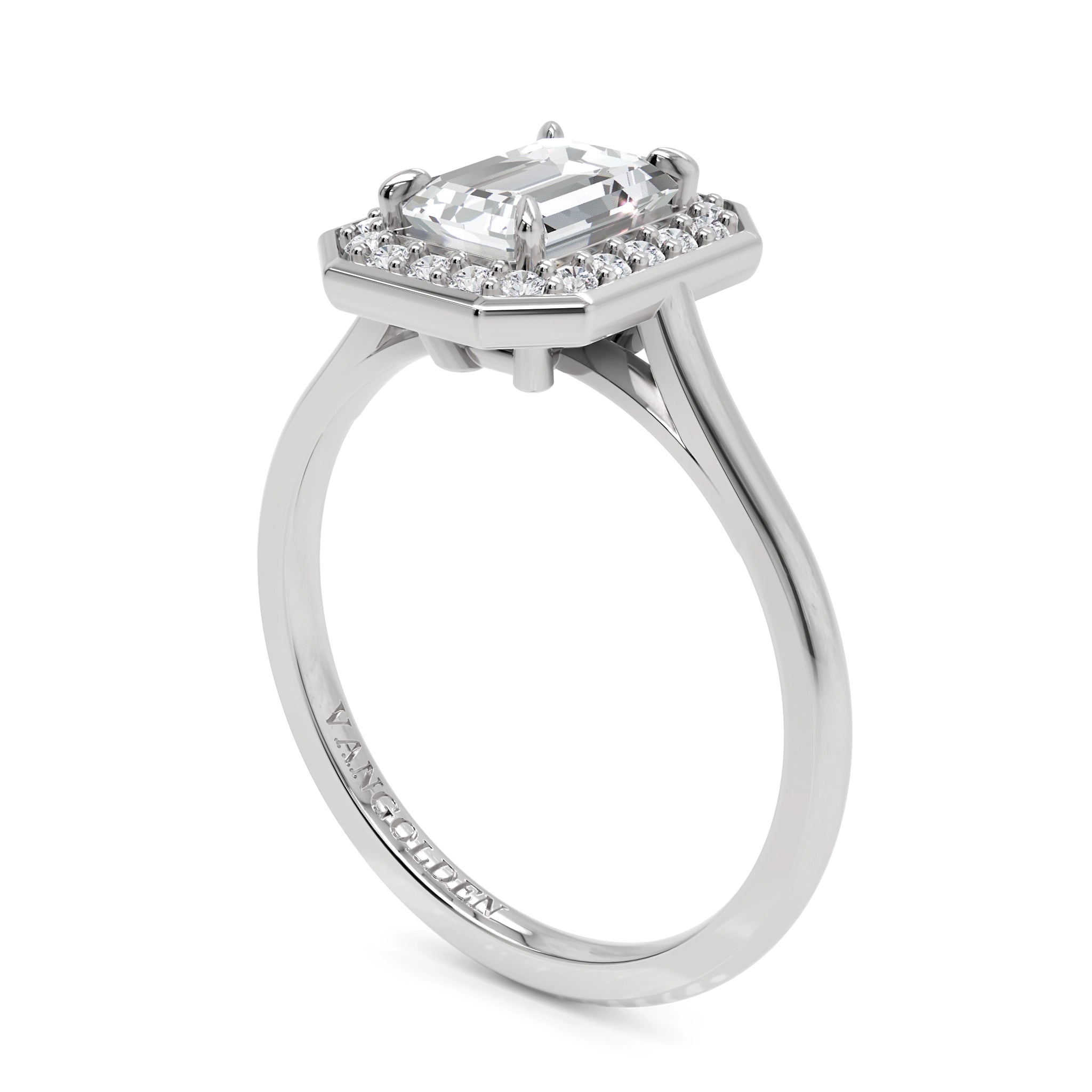 Anel de Noivado Lady Diamante 1 CT em Ouro 18K