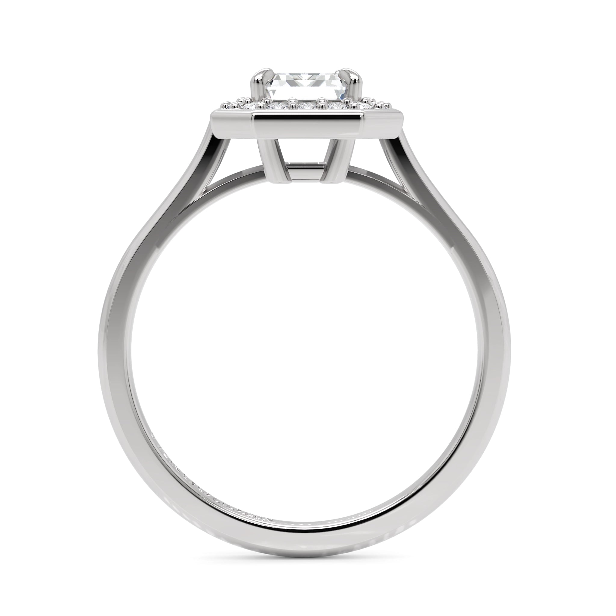 Anel de Noivado Lady Diamante 1 CT em Ouro 18K