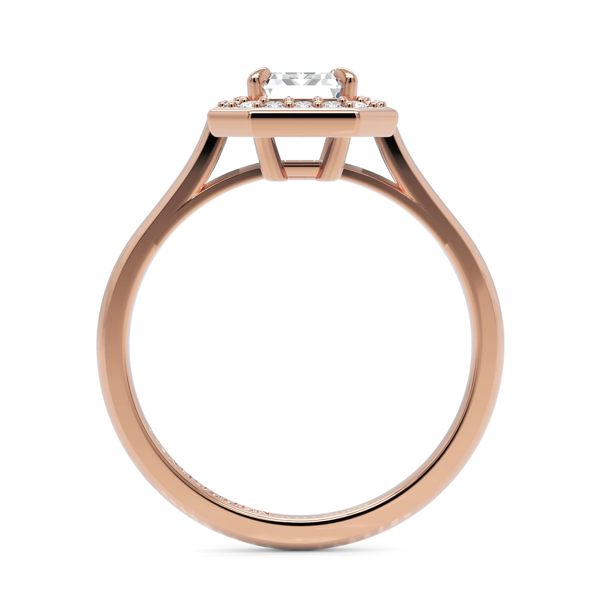 Anel de Noivado Lady Diamante 1 CT em Ouro 18K