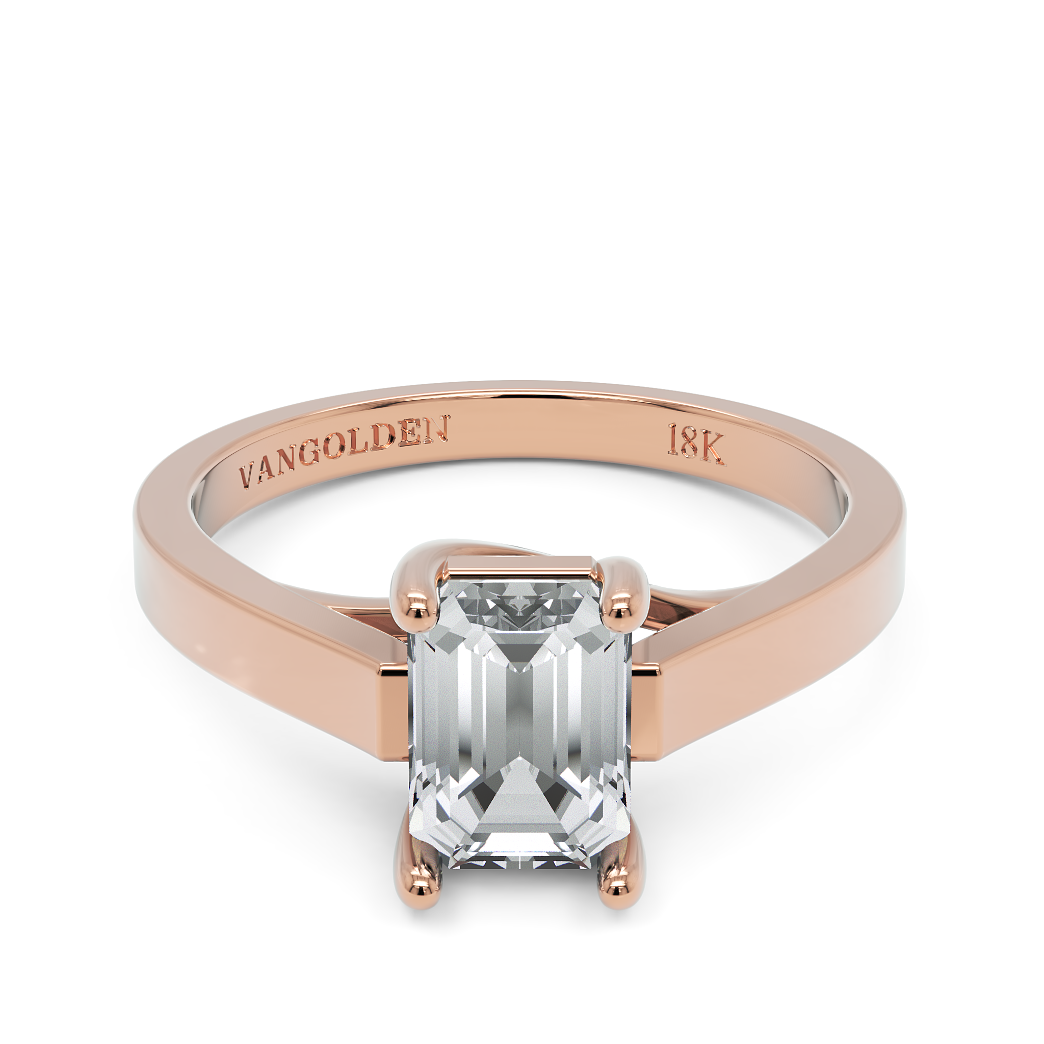Anel de Noivado Ceci I Diamante 1 CT em Ouro 18K