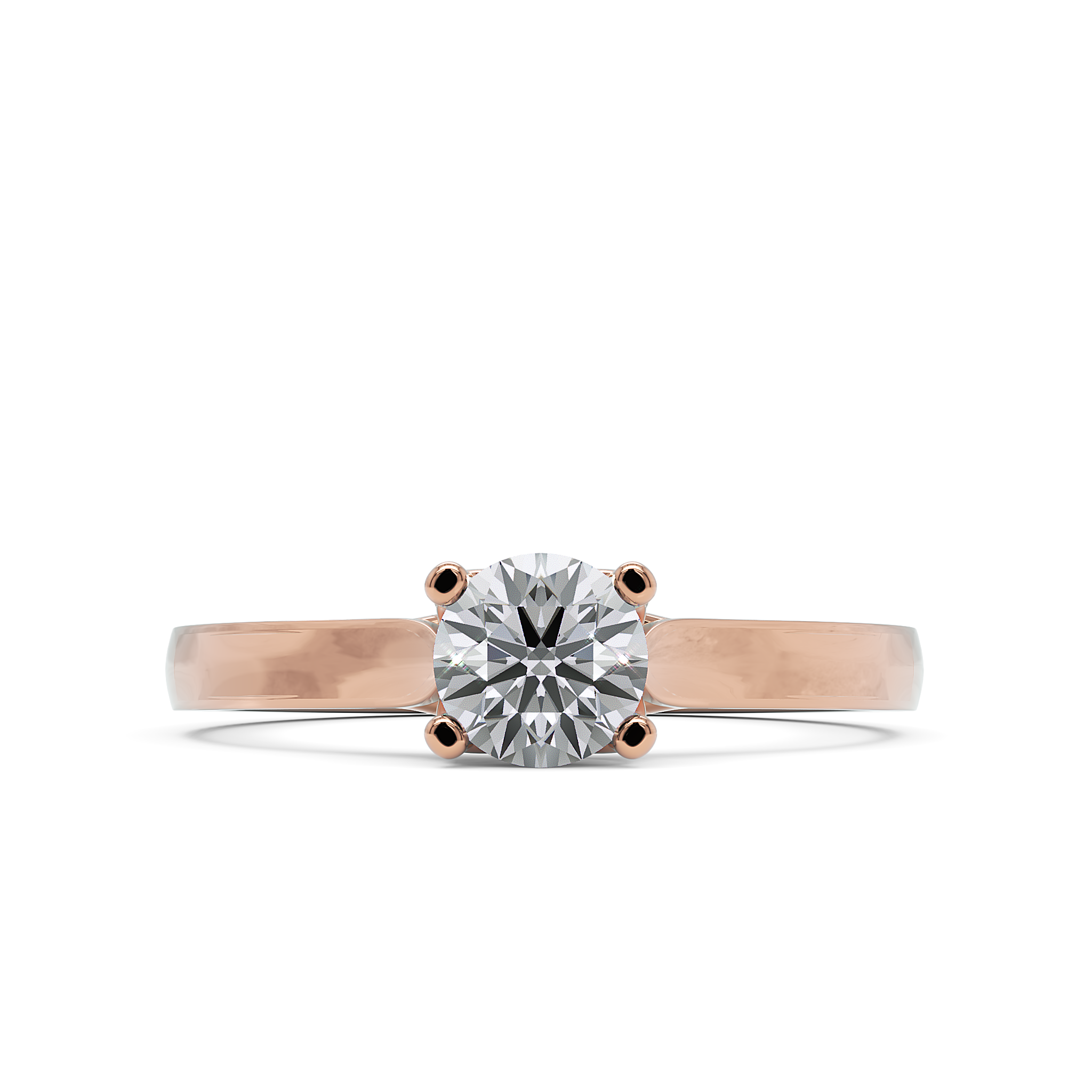 Anel de Noivado Bela I Diamante 0,50 ct em Ouro 18K