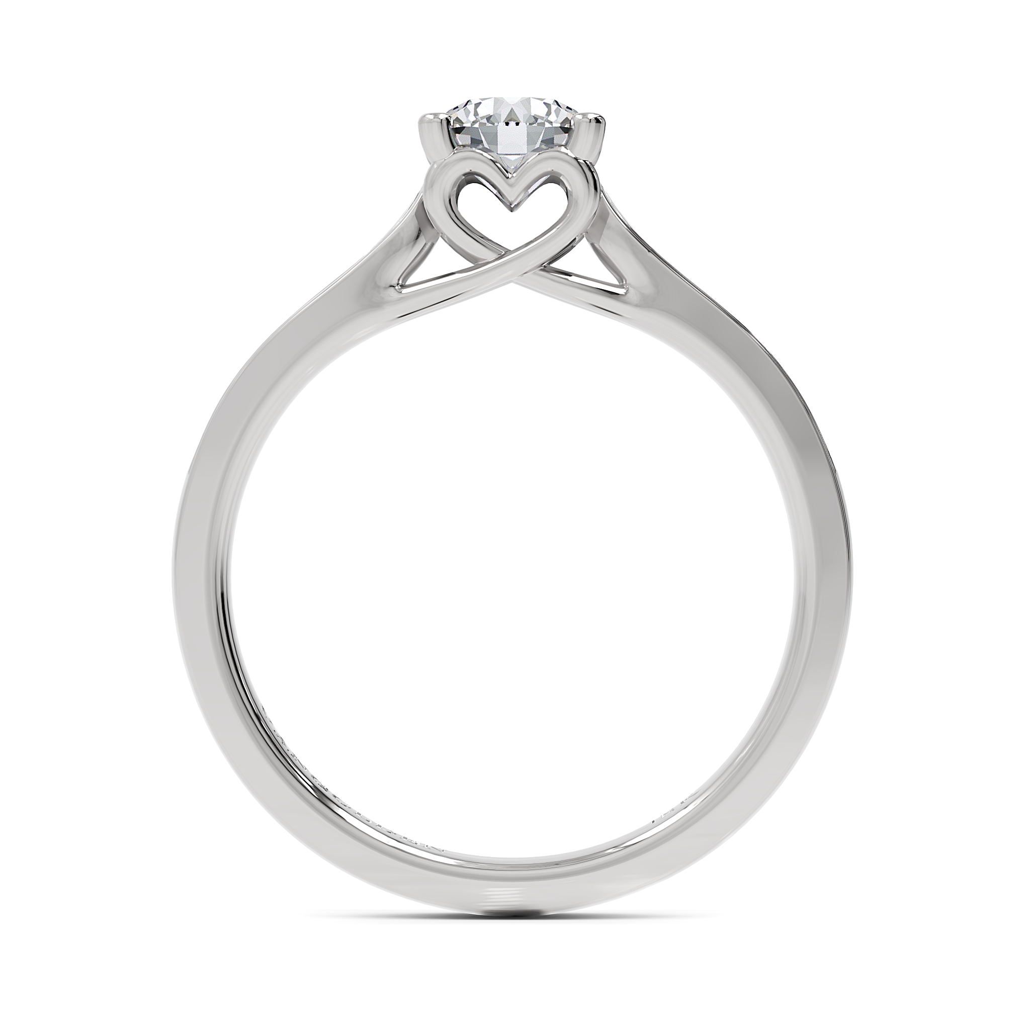 Anel de Noivado Bela I Diamante 0,50 ct em Ouro 18K
