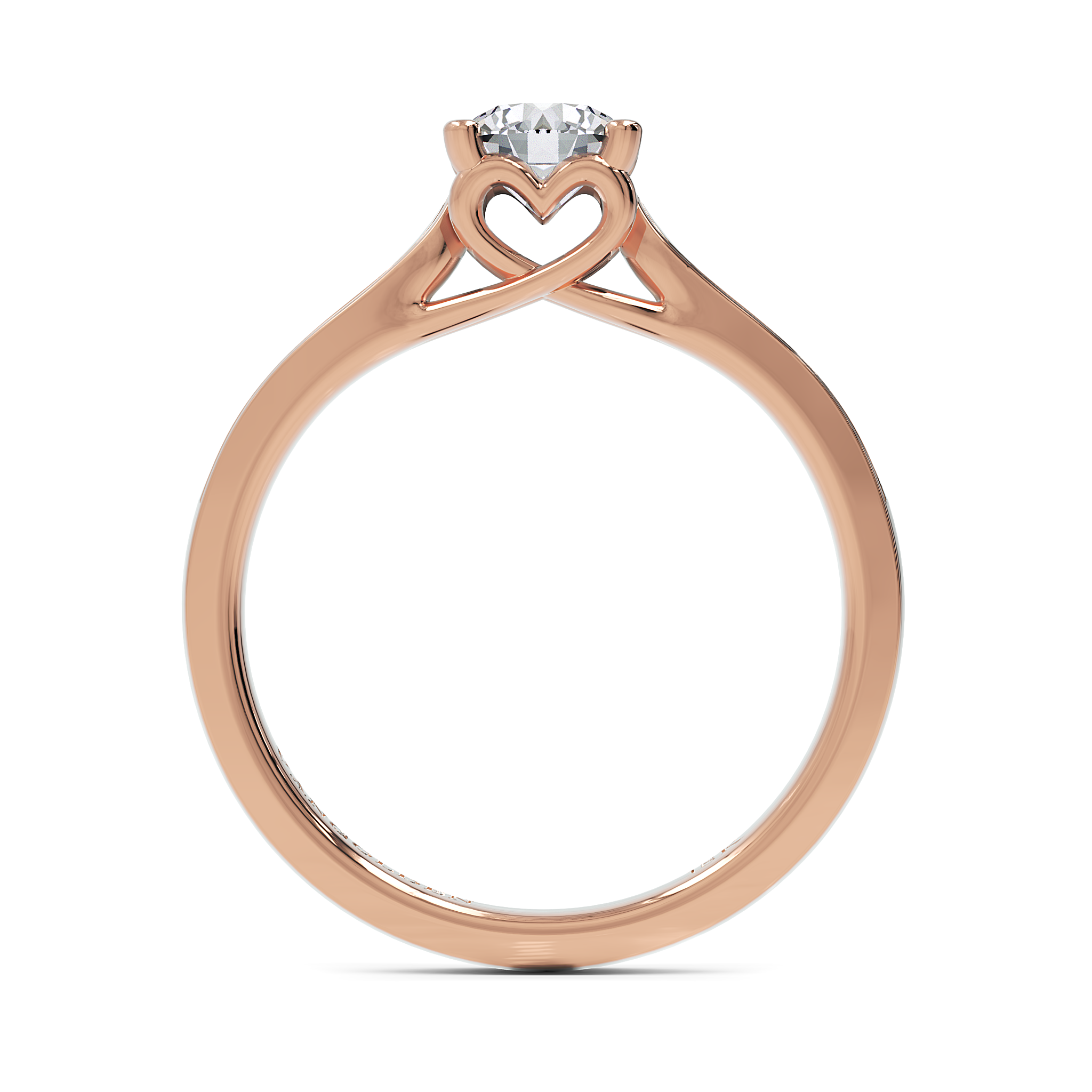 Anel de Noivado Bela I Diamante 0,50 ct em Ouro 18K