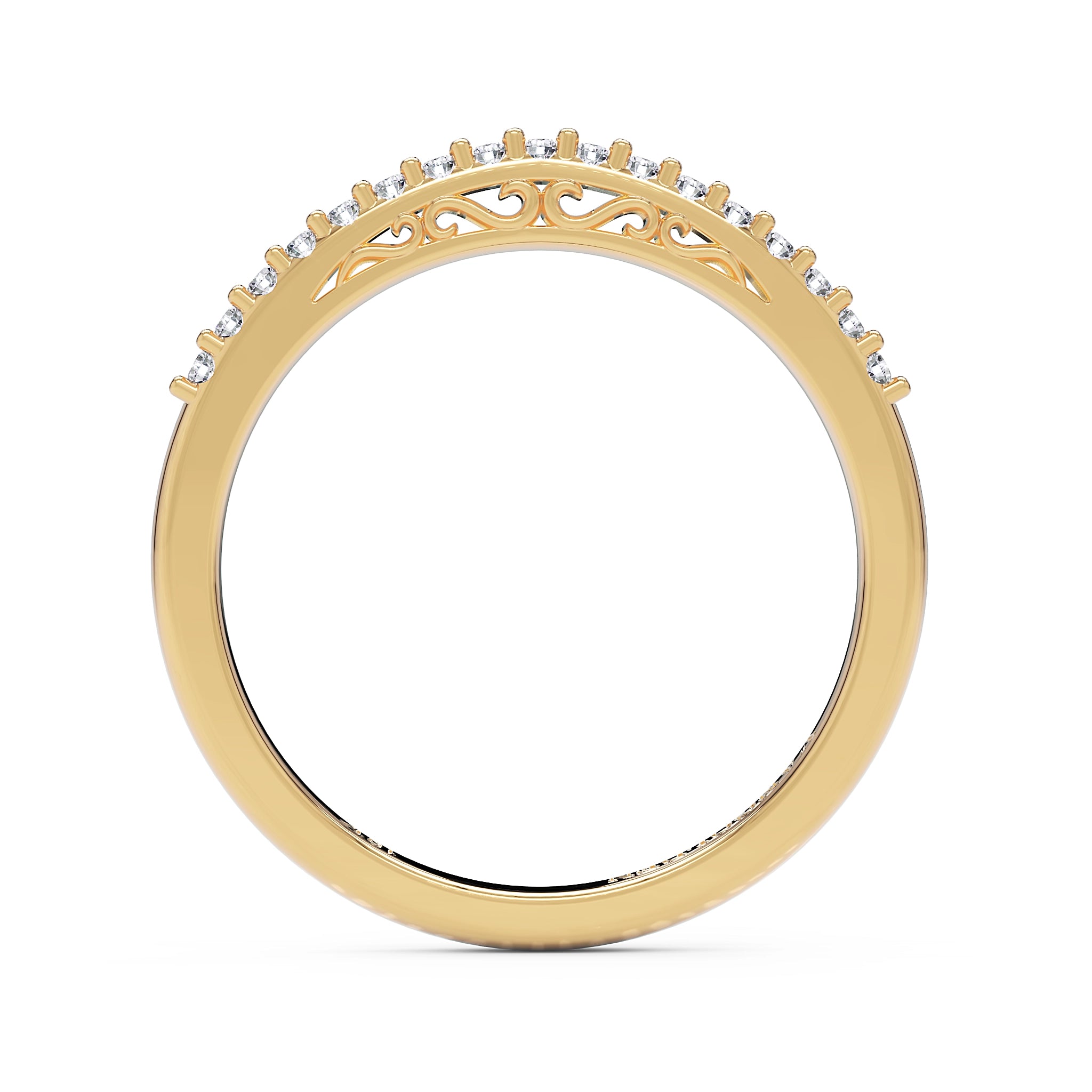 Aparador Freya em Ouro 18K com Diamante Natural