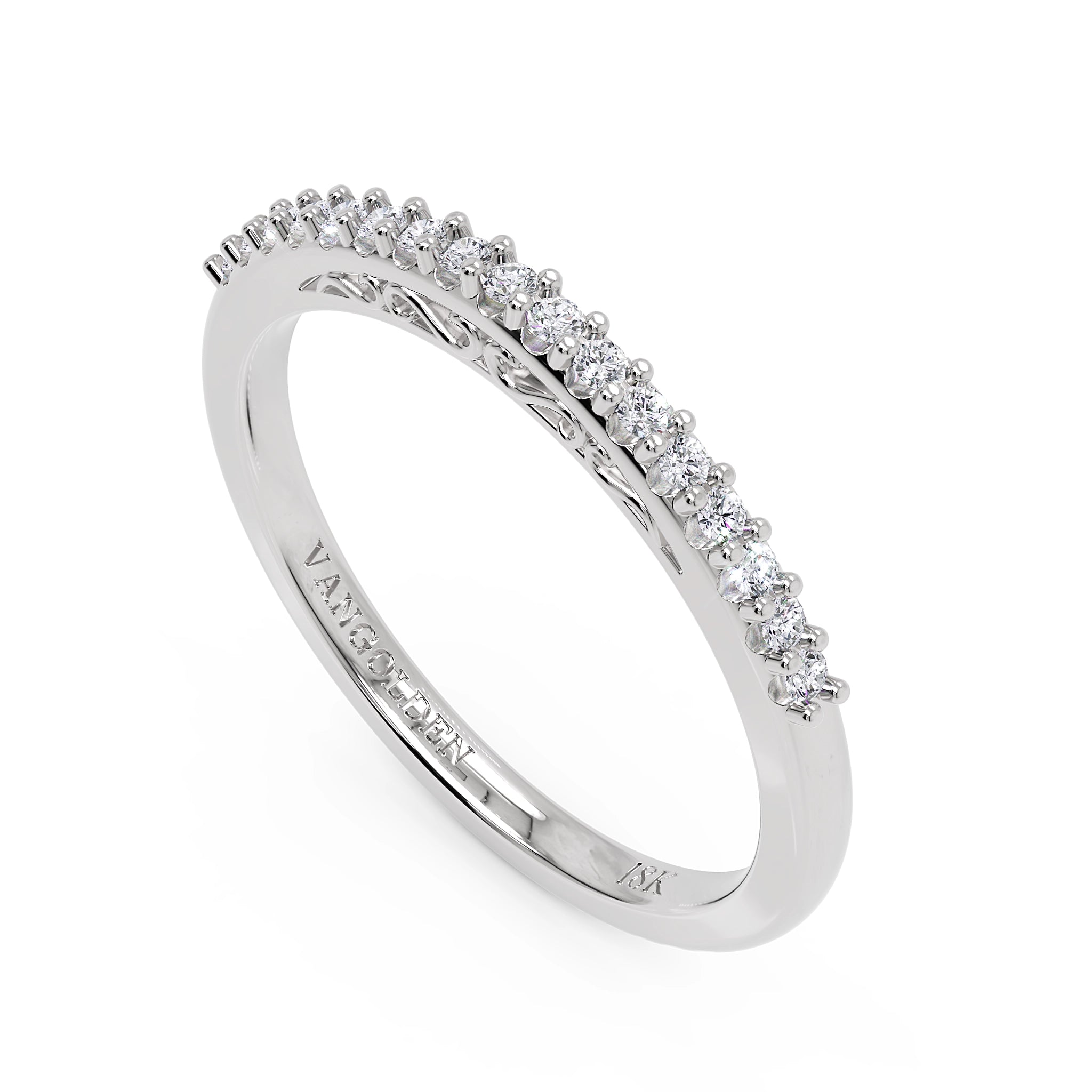 Aparador Freya em Ouro 18K com Diamante Natural