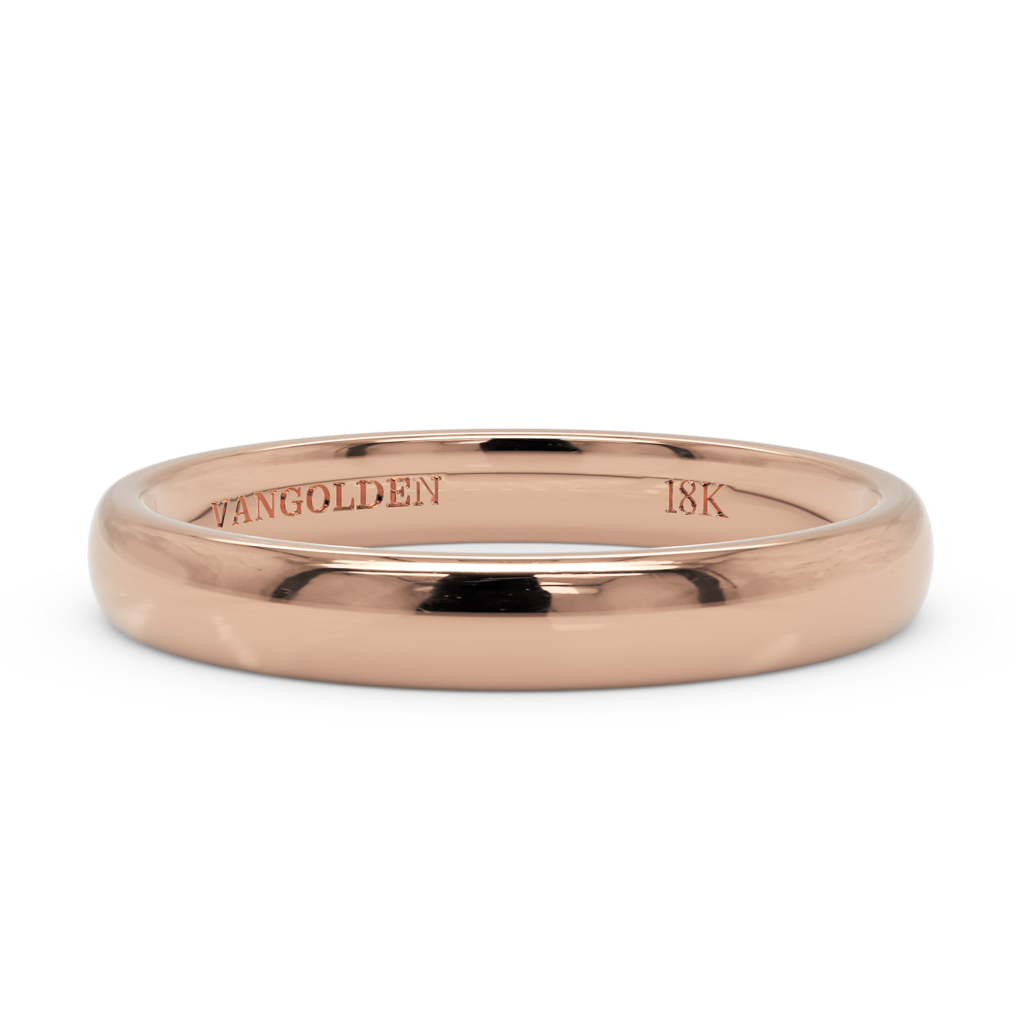 Aliança Abaulada 3mm em Ouro 18K (unidade)