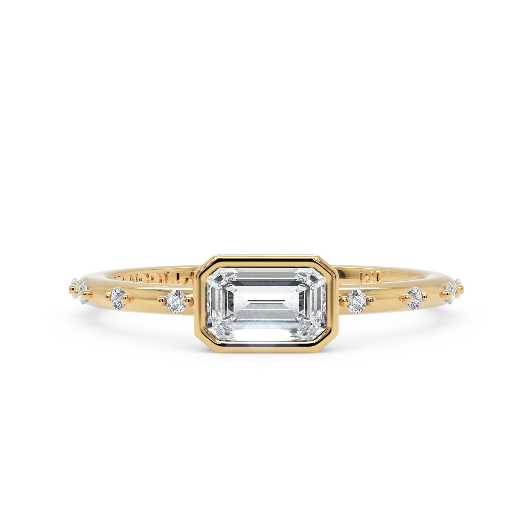 Anel Prizma em Ouro 18K East-West