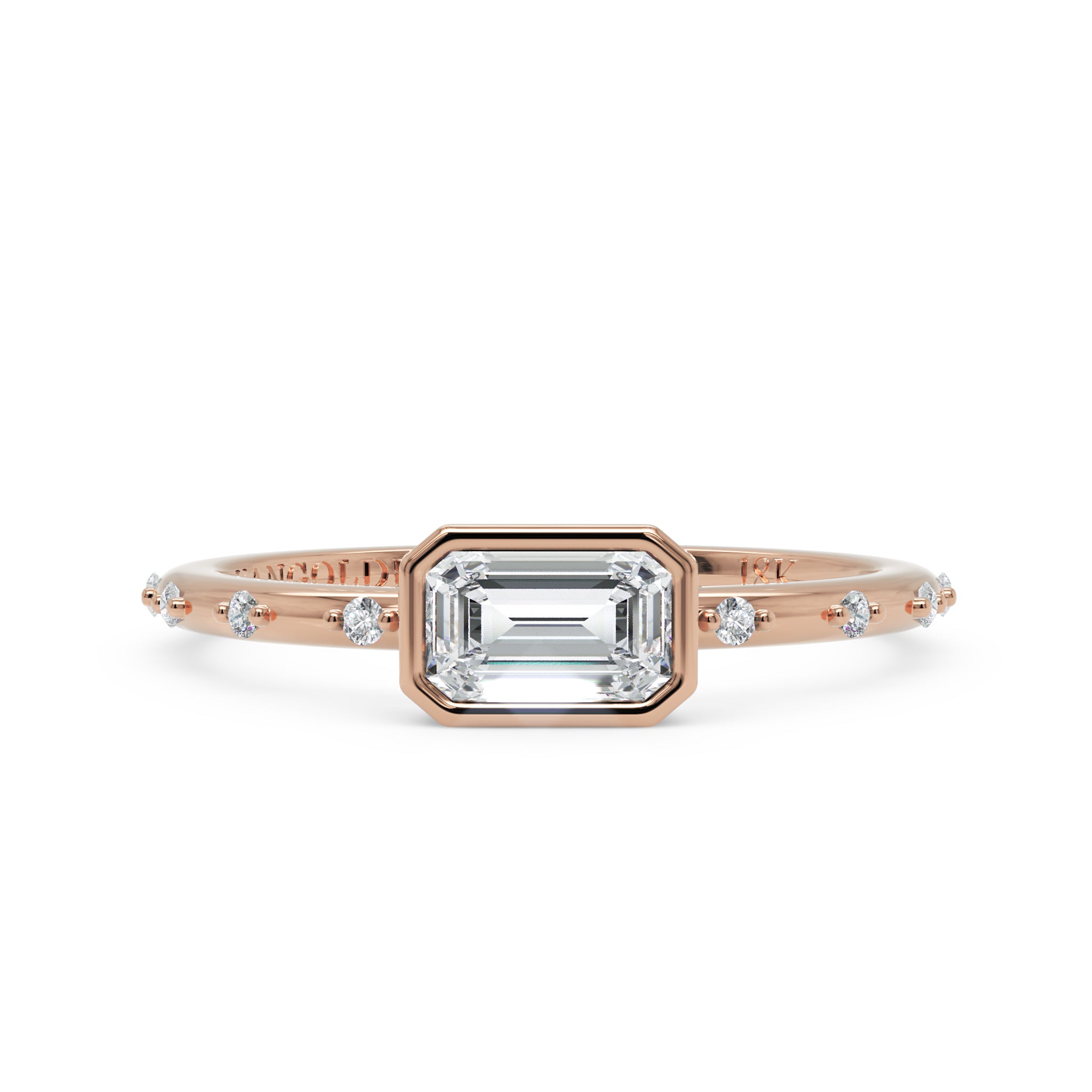 Anel Prizma em Ouro 18K East-West