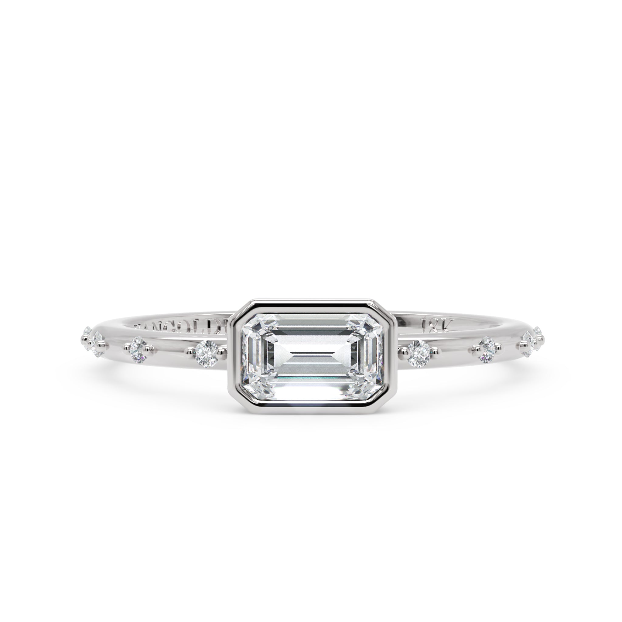 Anel Prizma em Ouro 18K East-West