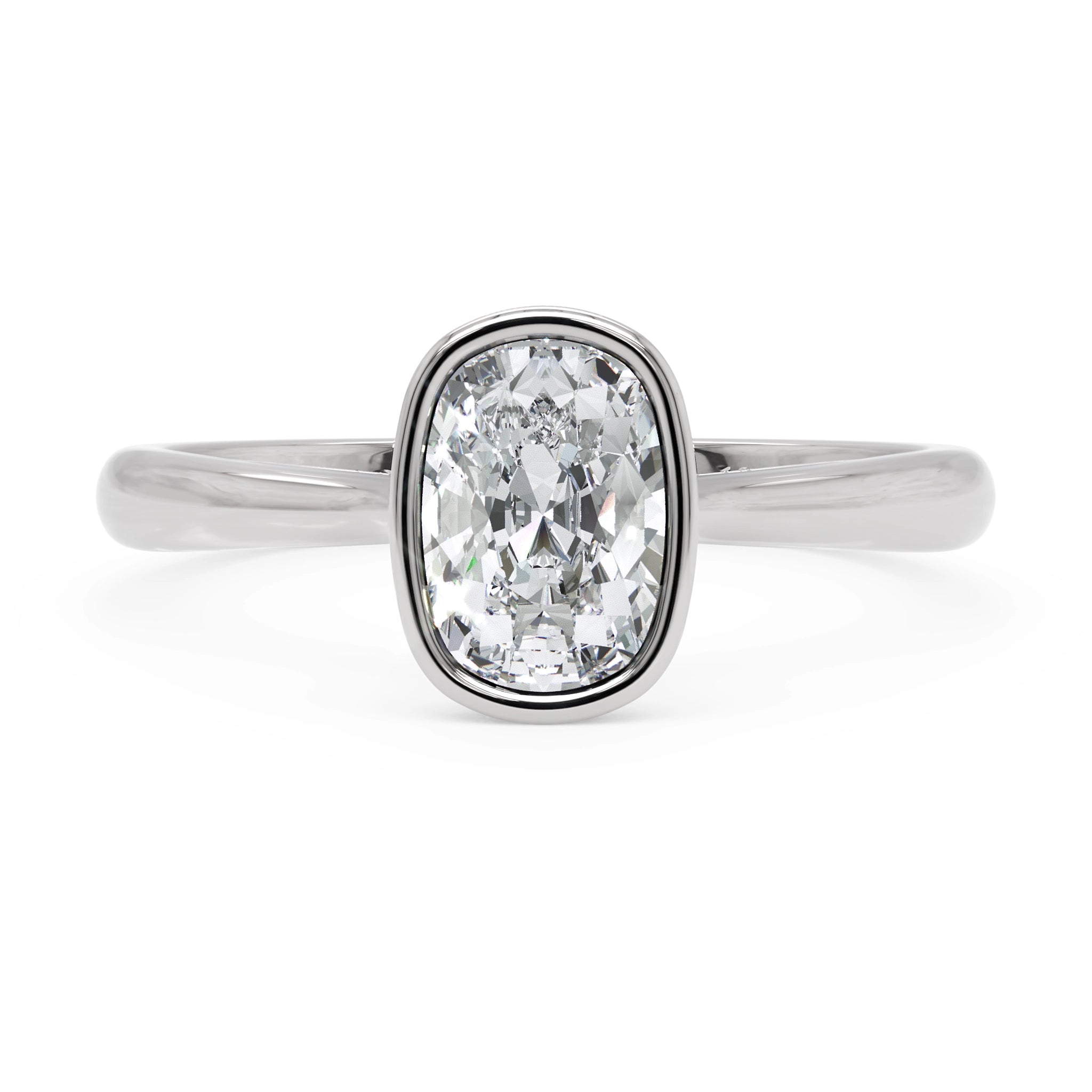 Anel de Noivado Dune Diamante de Laboratório 1 ct em Ouro 18K
