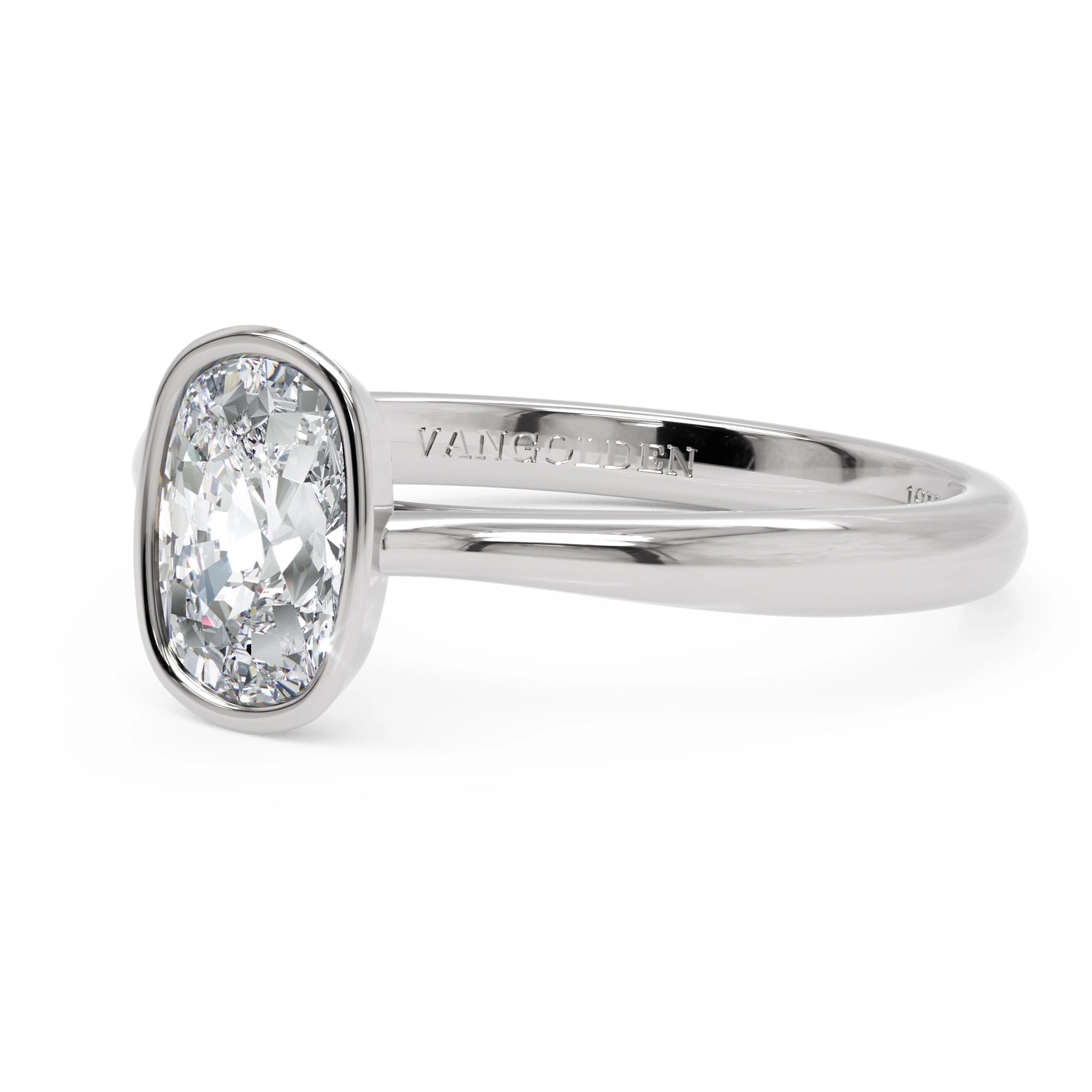 Anel de Noivado Dune Diamante de Laboratório 1 ct em Ouro 18K