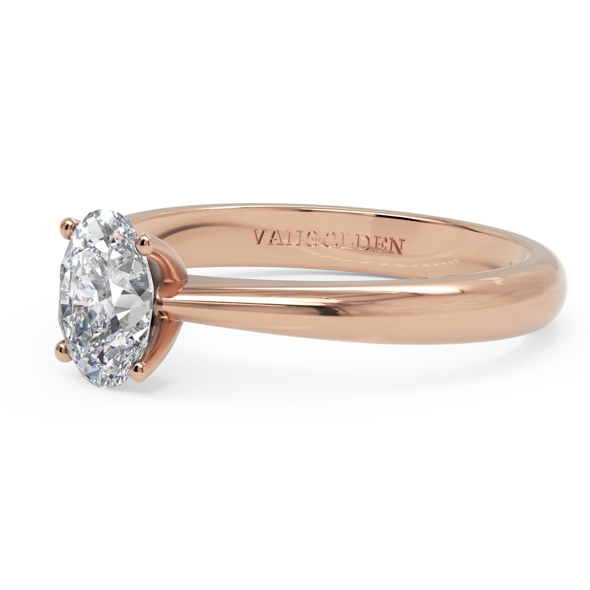Anel de Noivado Anabel moissanite 1 ct em Ouro 18K