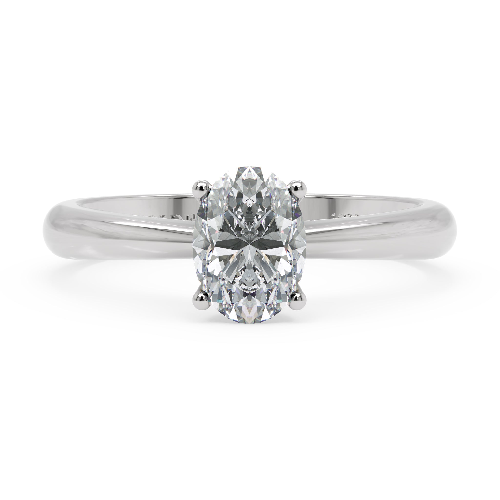 Anel de Noivado Anabel moissanite 1 ct em Ouro 18K