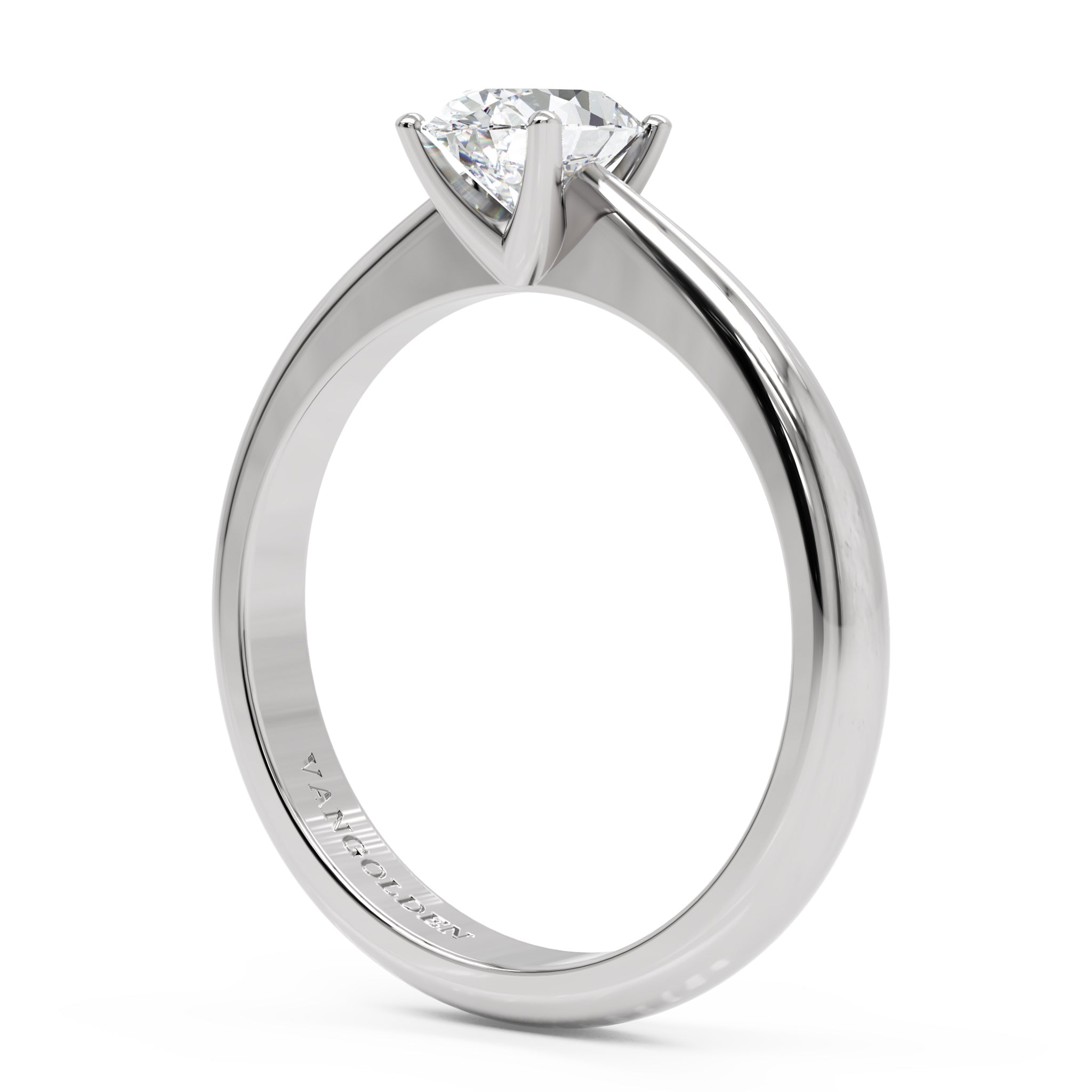 Anel de Noivado Anabel moissanite 1 ct em Ouro 18K