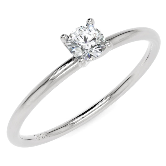 Anel de Noivado June Diamante 0,15 ct em Ouro 18K