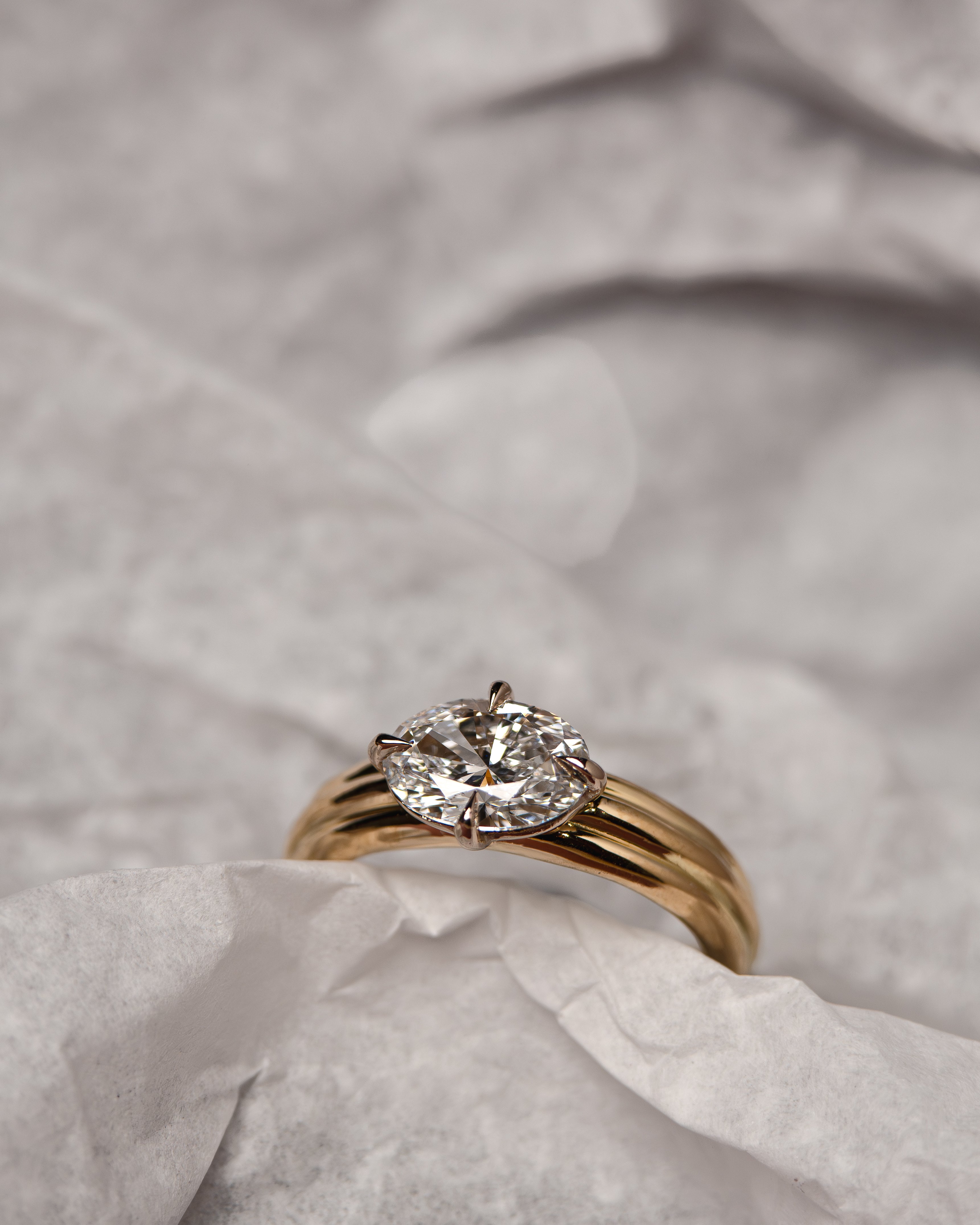 Glimpse Lab-Grown 1 ct Diamond Ring in 18K Gold