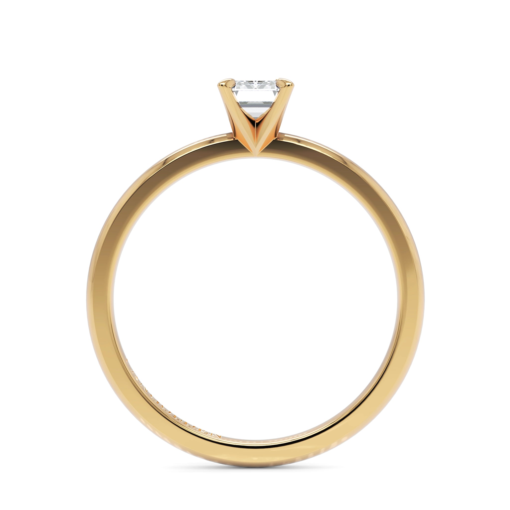 Anel de Noivado Helena Diamante Natural 0,50 ct em Ouro 18K