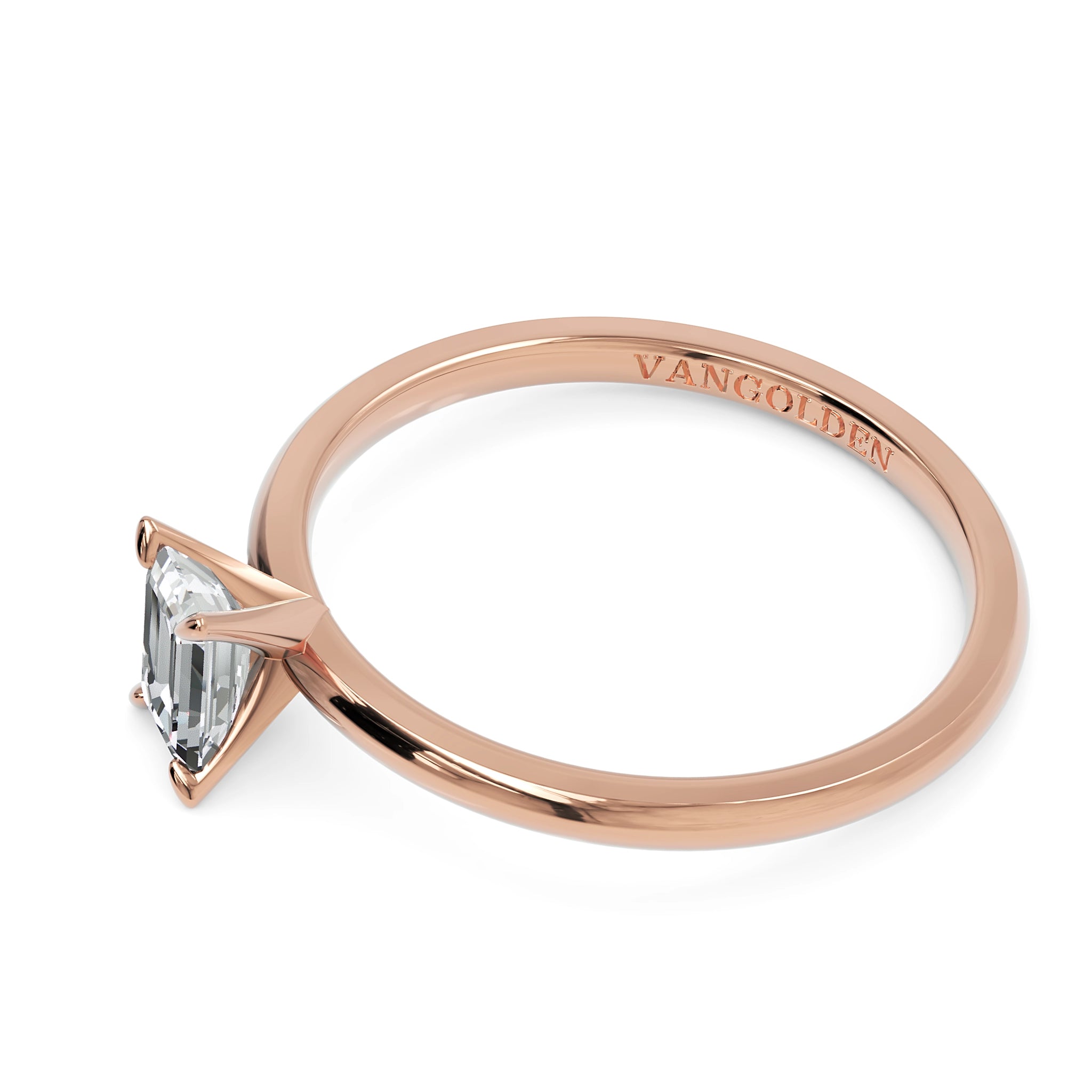 Anel de Noivado Helena Diamante Natural 0,50 ct em Ouro 18K