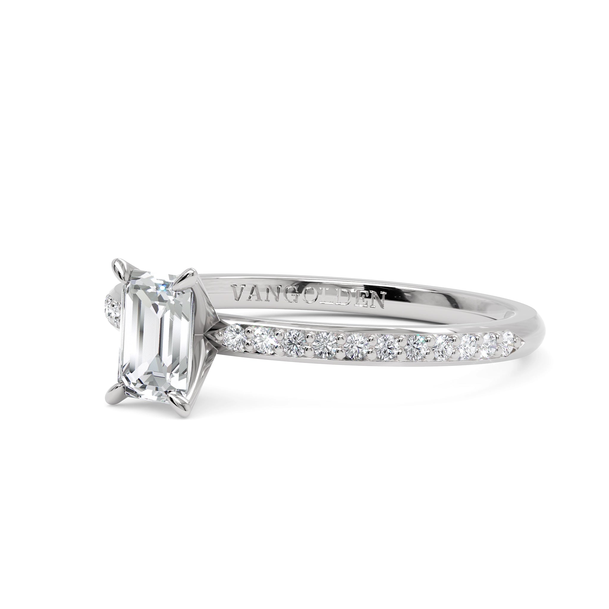 Anel de Noivado Helena II Diamante de Laboratório 0,50 ct em Ouro 18K