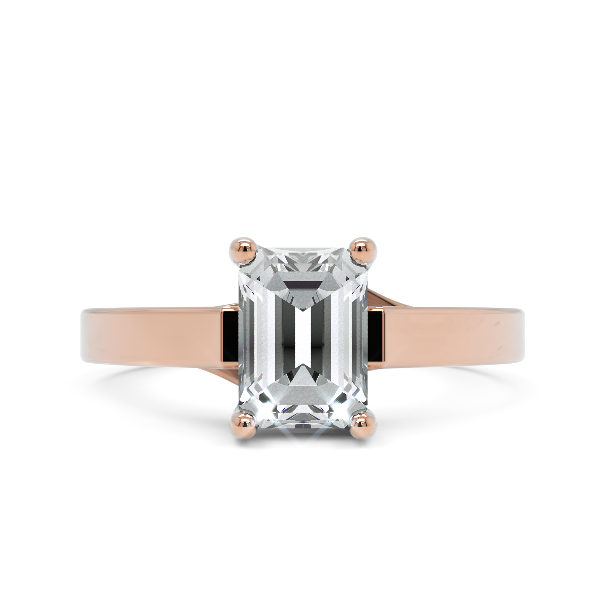 Anel de Noivado Ceci I Diamante 1 CT em Ouro 18K