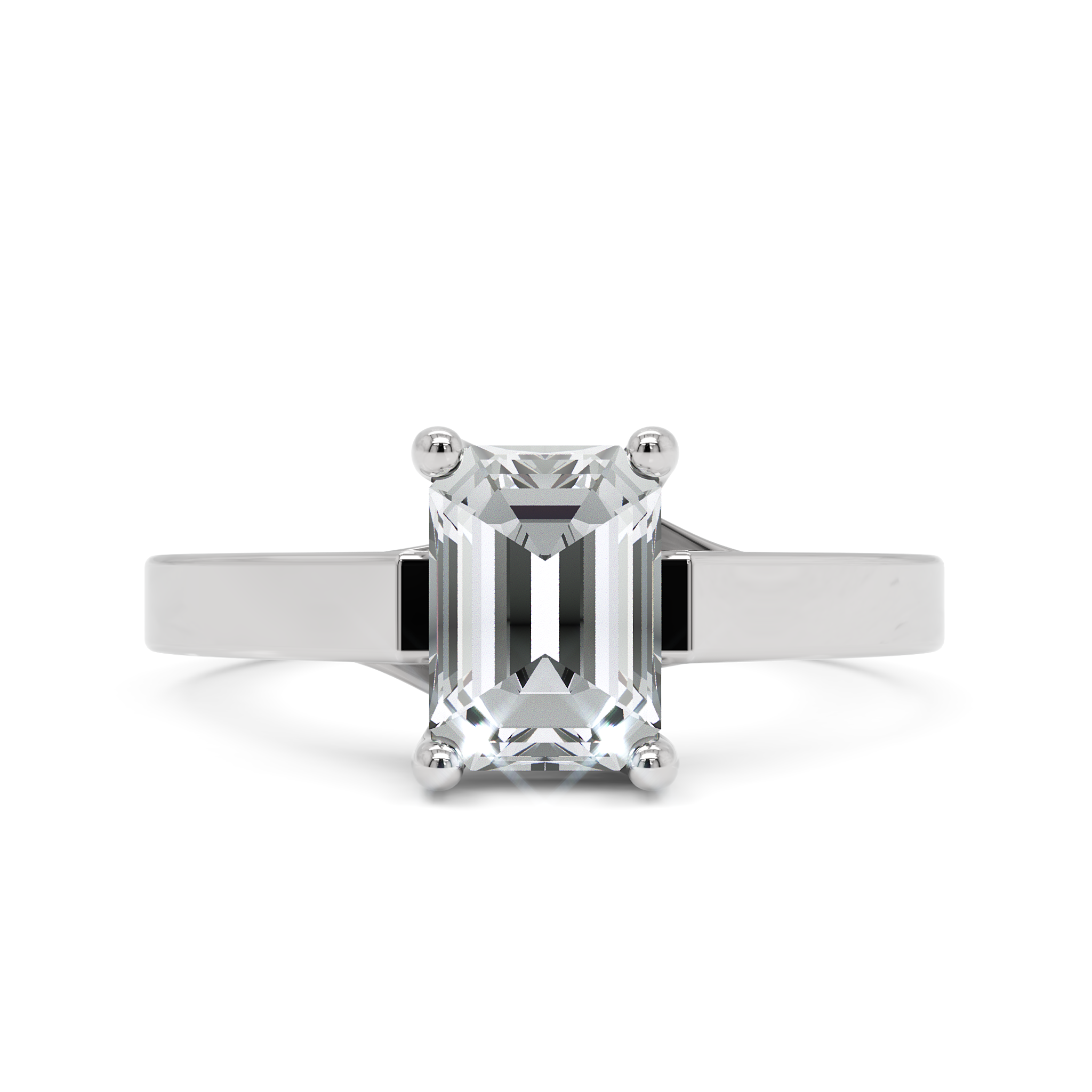 Anel de Noivado Ceci I Diamante 1 CT em Ouro 18K