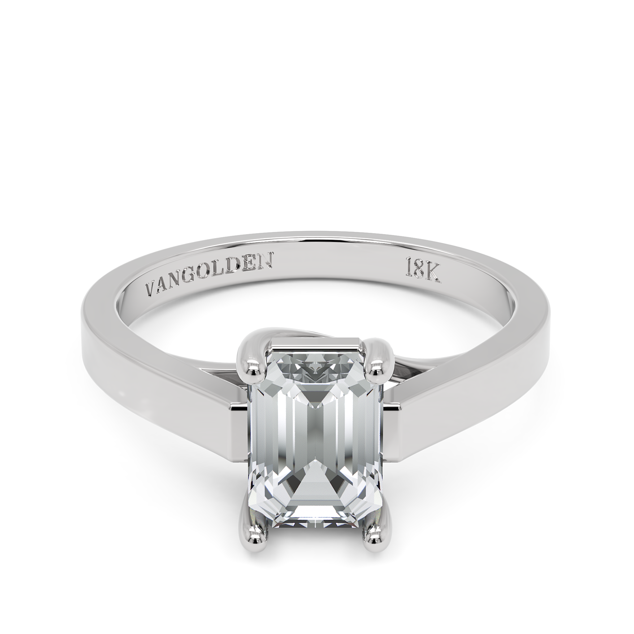Anel de Noivado Ceci I Diamante 1 CT em Ouro 18K