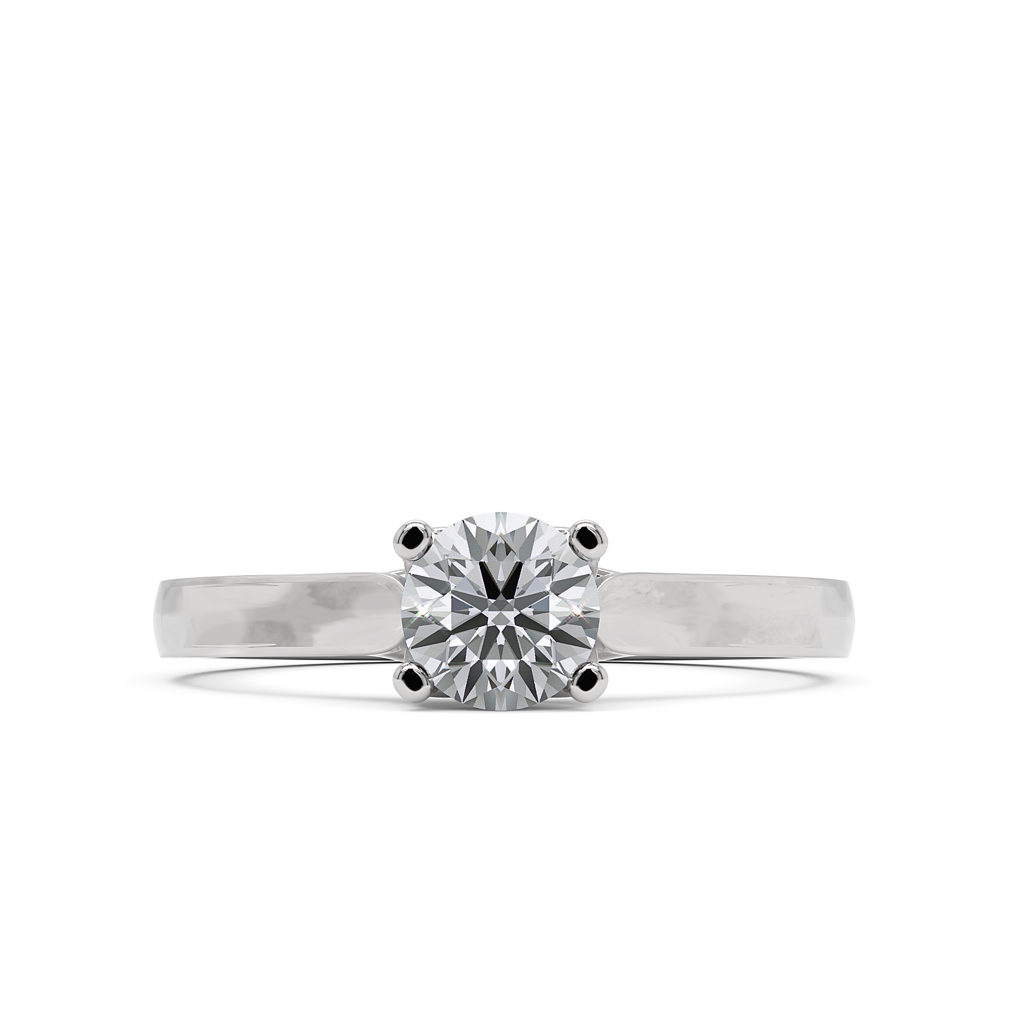 Anel de Noivado Bela I Diamante 0,50 ct em Ouro 18K