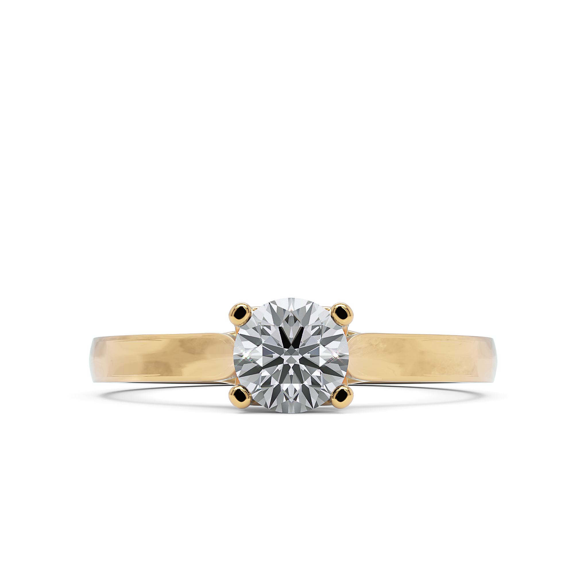 Anel de Noivado Bela I Diamante 0,50 ct em Ouro 18K
