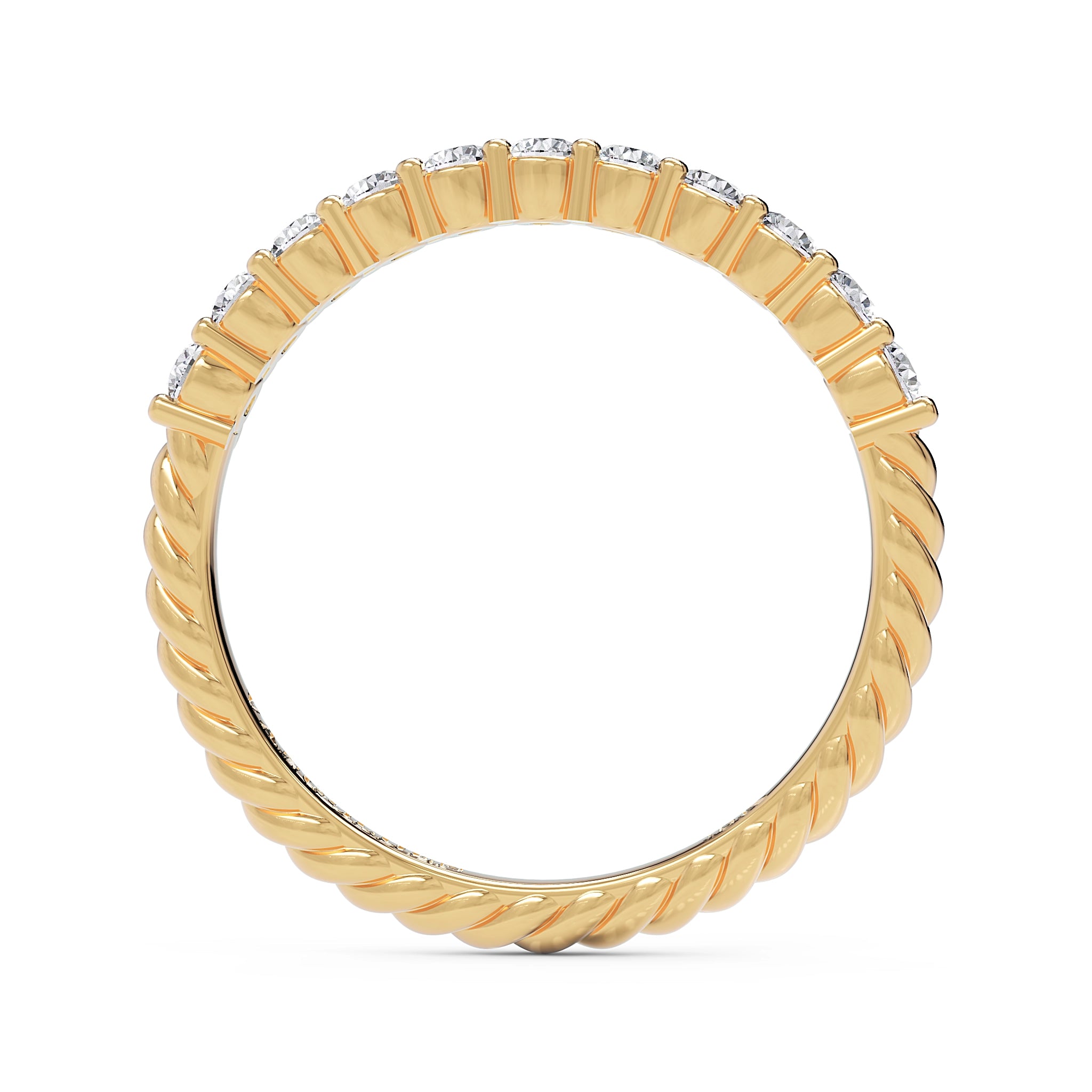 Aparador Lin em Ouro 18K com Diamante Natural