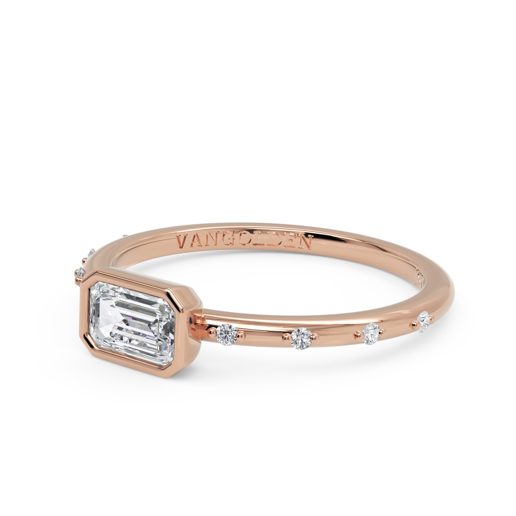 Anel Prizma em Ouro 18K East-West