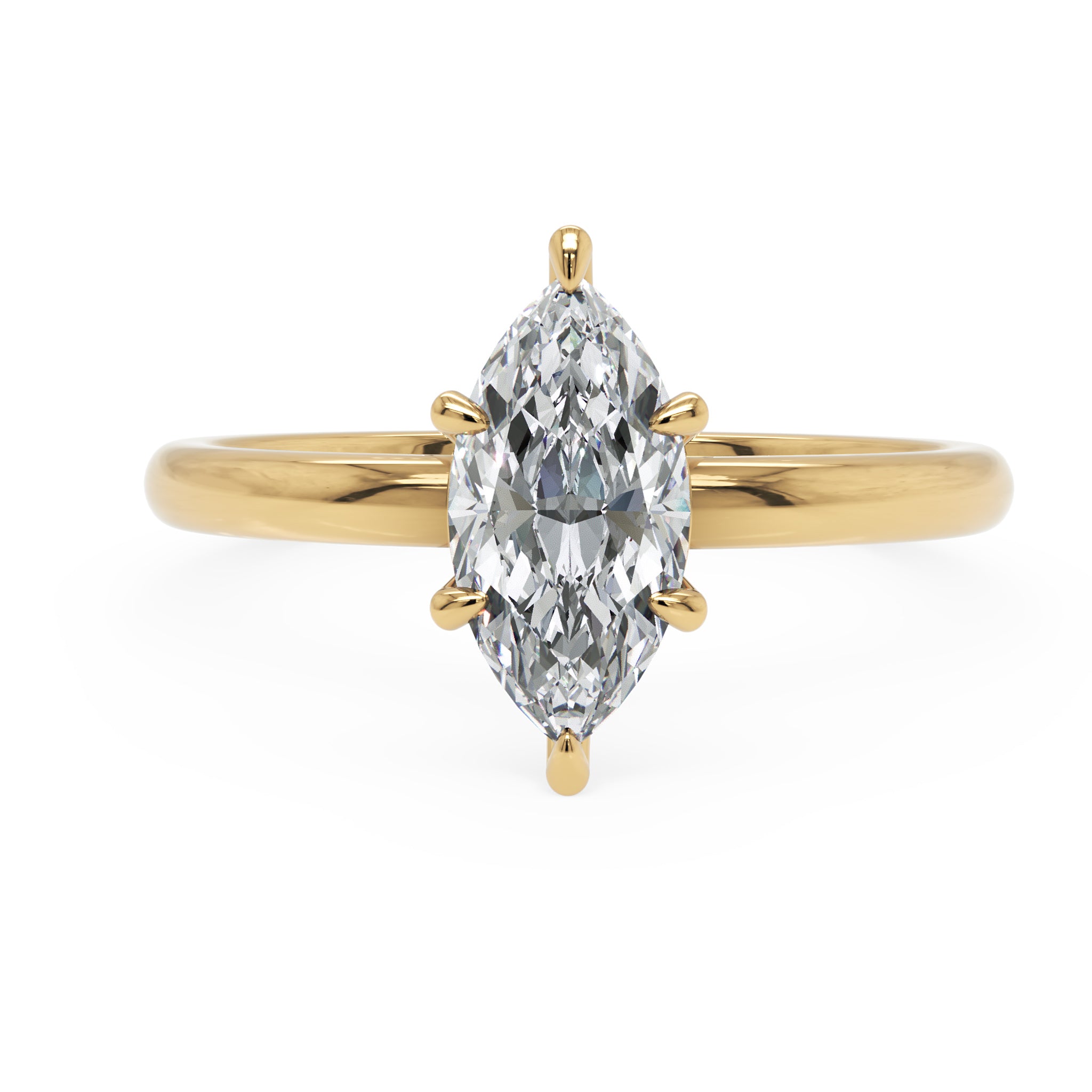 Anel de Noivado Eda Diamante de Laboratório 0,70 ct em Ouro 18K