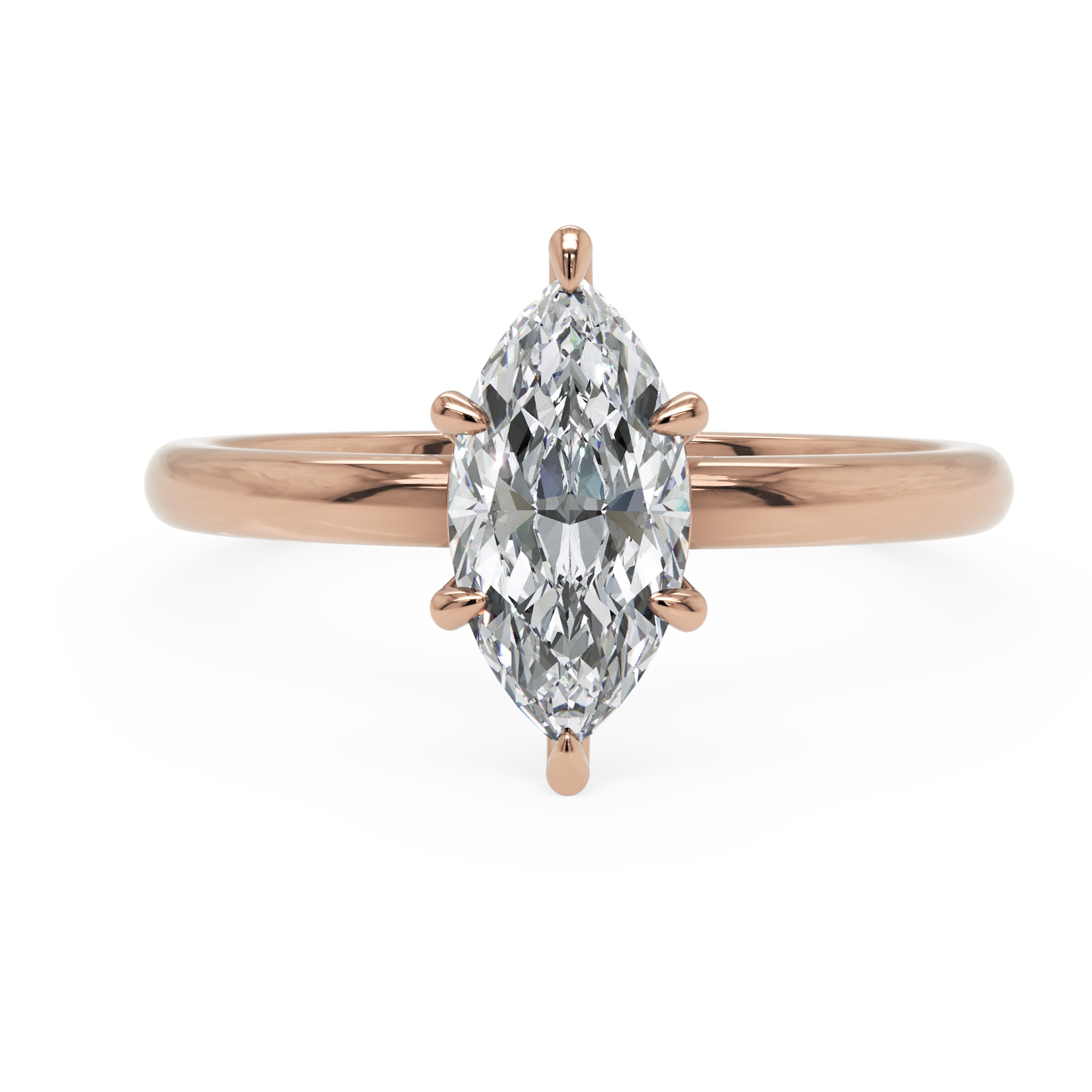 Anel de Noivado Eda Diamante de Laboratório 0,70 ct em Ouro 18K
