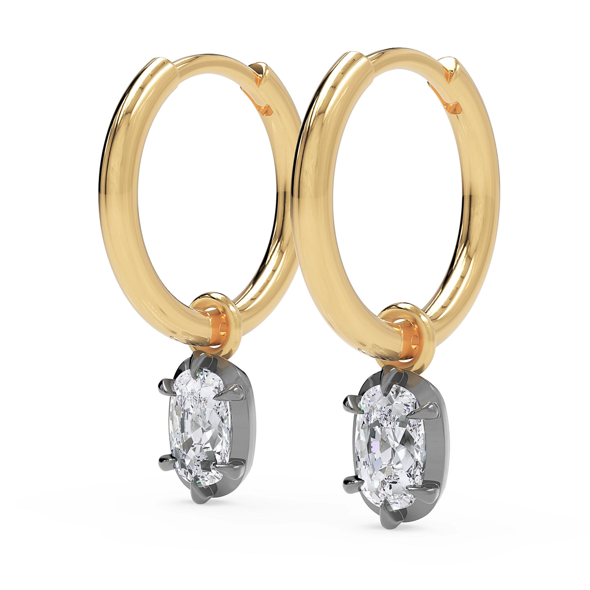 Brinco Georgian Hoop em Ouro 18K