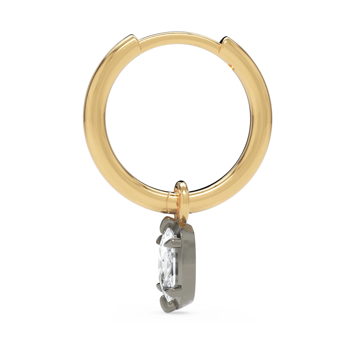 Brinco Georgian Hoop em Ouro 18K
