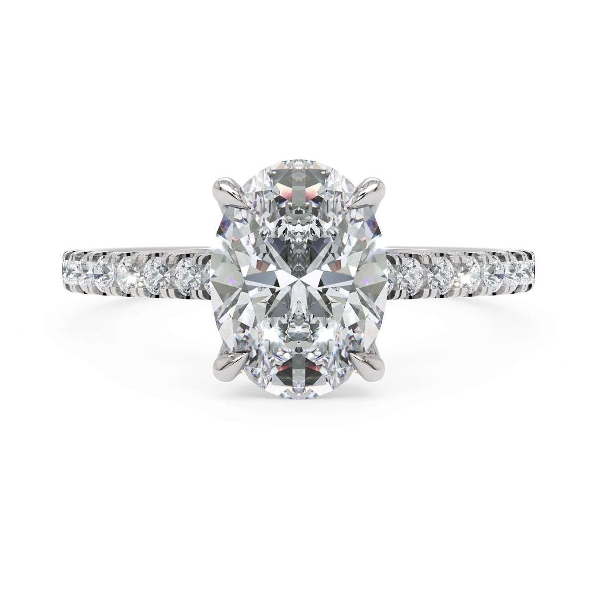 Anel de Noivado Tulip I Diamante de Laboratório 1,5 ct em Ouro 18K