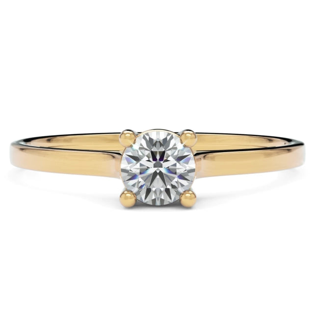 Anel de Noivado Stella Diamante 0,25 ct em Ouro 18K