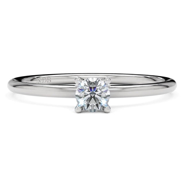 Anel de Noivado June Diamante 0,15 ct em Ouro 18K
